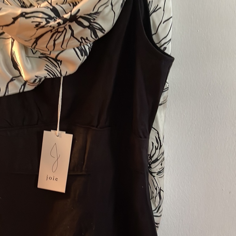 Joie summer linen dress with silk scarf. New with tags! - Picture 6 of 8